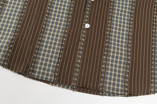 Camisa de Manga Larga con Contraste de Colores para Hombre - Image 10