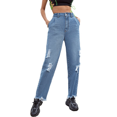 Pantalones Rectos Holgados para Mujer - Estilo Moderno y Cómodo - Image 3