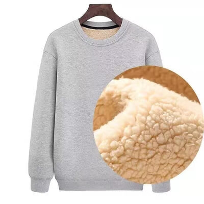 Sudadera Holgada Gruesa con Cuello Redondo para Hombre - Image 11