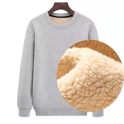 Sudadera Holgada Gruesa con Cuello Redondo para Hombre - Image 11