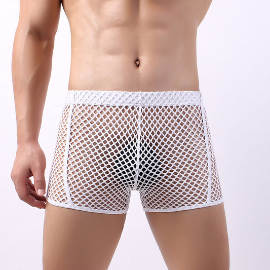 Bóxers de Malla Transpirable para Hombre - Diseño Fishnet Moderno