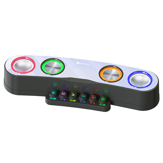 Parlante Gaming Bluetooth Colorido para Escritorio con LED - Image 4