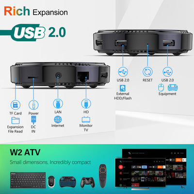 Caja Smart TV Box W2: Android 11 y Wifi Dual para Streaming 4K - Image 15