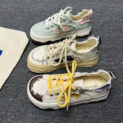 Zapatillas Plataforma Mango Head Blancas - Image 20