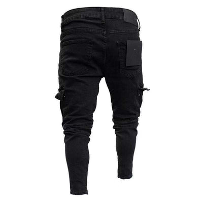 Pantalones con Rotos y Cierre en Rodillas - Image 8