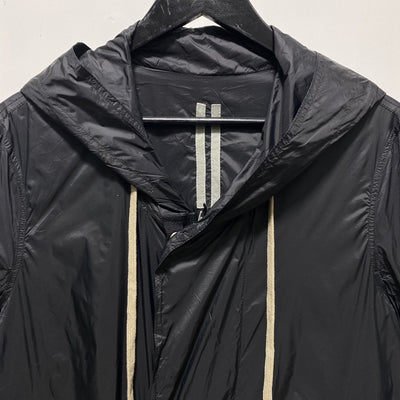 Abrigo Trench Largo Holgado con Capucha y Cierre - Estilo Casual Negro - Image 7