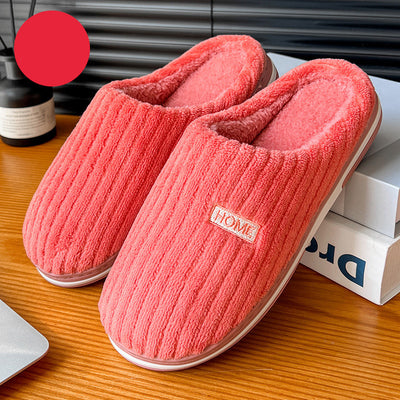 Pantuflas de Algodón Cálidas con Suela Antideslizante para Pareja - Image 13