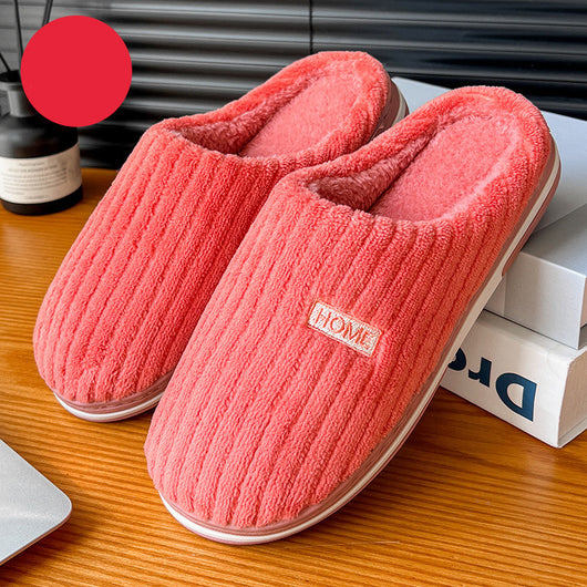 Pantuflas de Algodón Cálidas con Suela Antideslizante para Pareja - Image 13