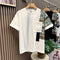 Playera Casual Profesional para Hombre - Diseño de Bloques de Color Verano