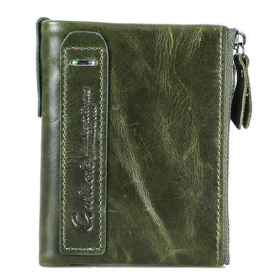 Billetera Compacta de Cuero Genuino para Hombre - Image 14