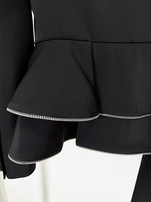 Traje Ejecutivo Dos Piezas con Blazer Ajustado y Pantalón Entallado - Image 17