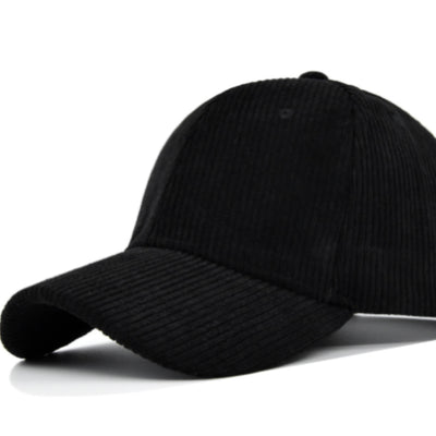 Gorra de Pana con Visera Curva - Diseño Versátil