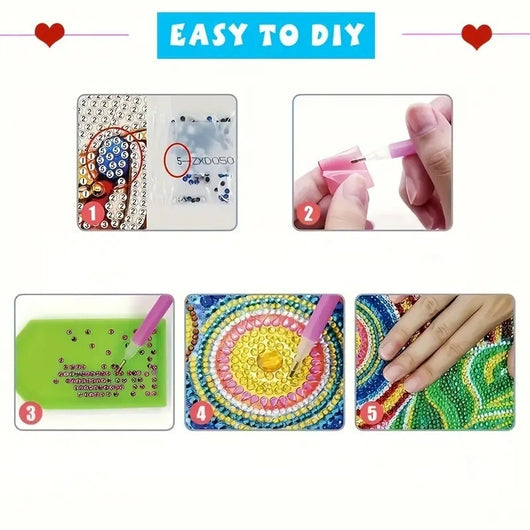 Kit de Arte Diamante 5D - Sticker Decorativo de Alien - Image 36