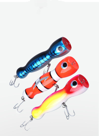 Señuelo de Madera Artesanal Onda GT para Pesca de Atún y Pez Vela