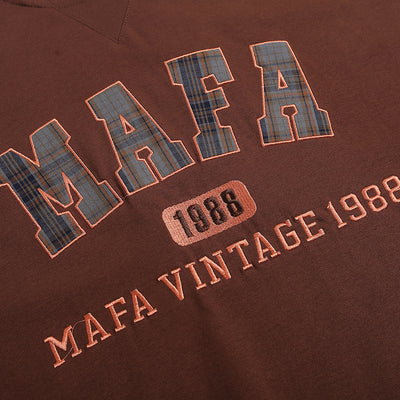 Camiseta Casual con Parche de Letras Bordadas para Hombre - Image 4