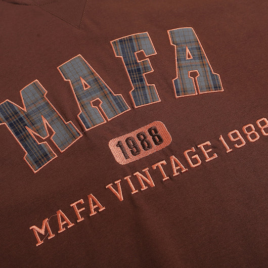 Camiseta Casual con Parche de Letras Bordadas para Hombre - Image 4