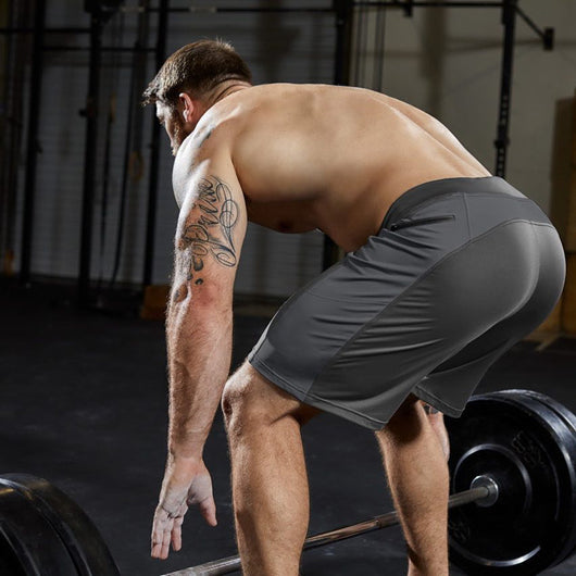 Pantalones Cortos de Entrenamiento Deportivo con Costuras de Contraste - Image 4