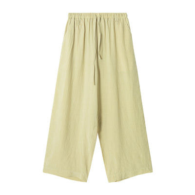 Pantalones Casuales Tencel Efecto Piedra con Cintura Elástica - Image 10