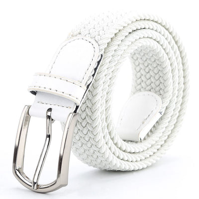 Cinturón de Cuero Tejido Elástico para Hombre - Image 11