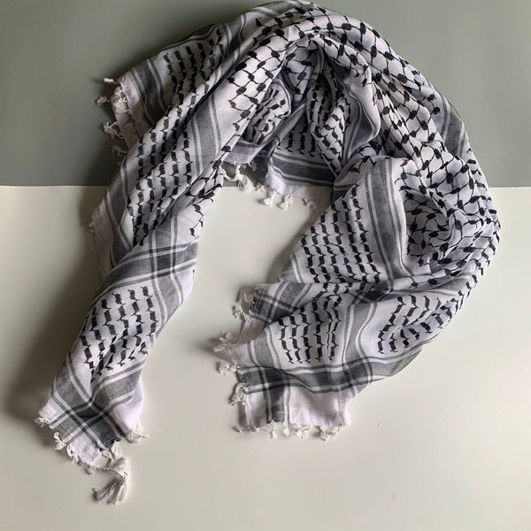 Pañuelo Cuadrado Keffiyeh Tradicional Medio Oriente Dubai