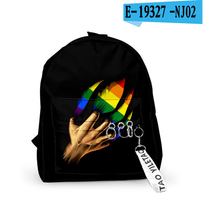 Mochila Escolar Unisex con Impresión 3D Digital - Estilo Moderno para Estudiantes - Image 12