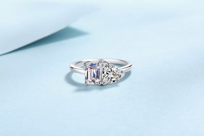 Anillo de Plata 925 Cubo Amor Infinito con Moissanita de 2 Quilates - Image 11