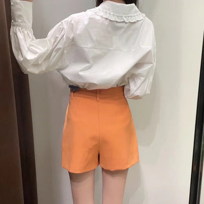 Conjunto Blazer Cropped con Moño y Pantalón Culotte - Image 9