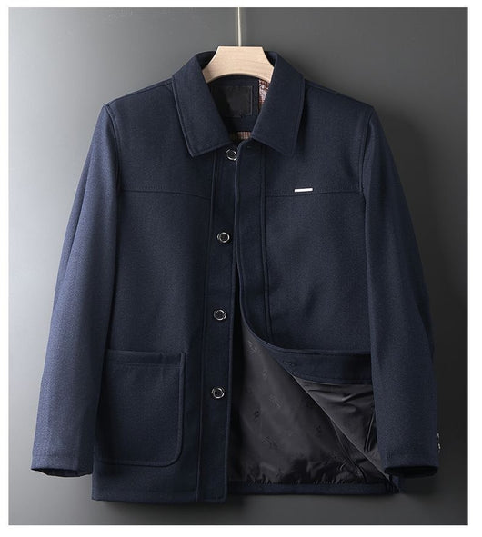 Chaqueta Casual Suelta con Solapa para Hombre - Estilo Moderno - Image 13