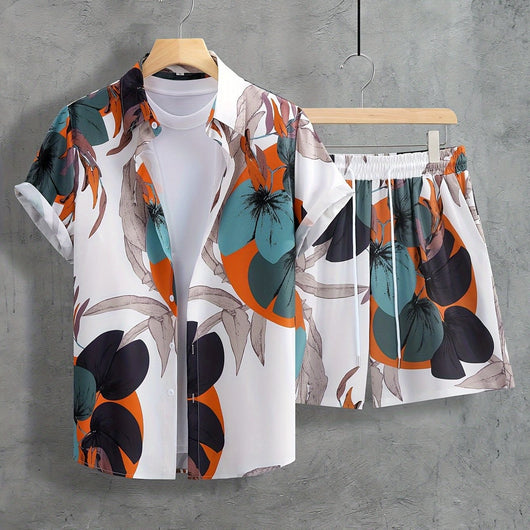 Camisa Hawaiana para Hombre - Estilo Playa Vacaciones de Verano