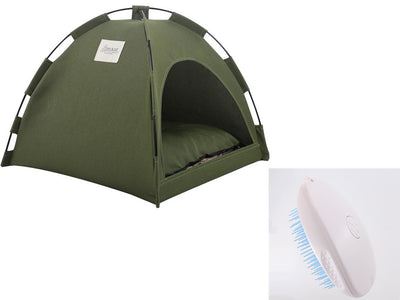 Cama Fresca para Mascotas con Carpa y Cojín Removible - Image 8