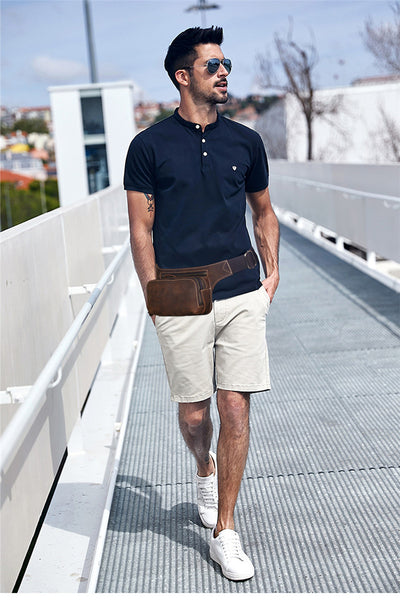 Riñonera Deportiva de Cuero Genuino para Hombre - Image 6