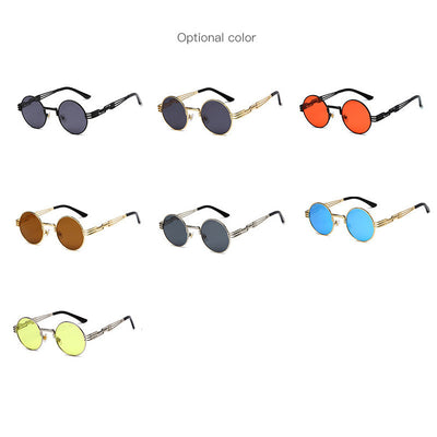 Gafas Redondas Huecas Retro Europeas - Estilo Vintage Personalizado - Image 13