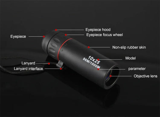 Monocular 10x25 de Visión Nocturna HD - Compacto para Bolsillo - Image 8