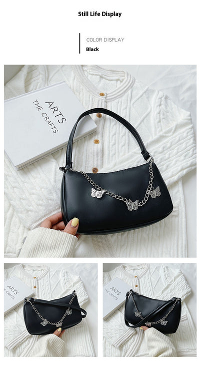 Bolso Bandolera Mariposa con Cadena - Cartera Versátil Comodidad Diaria - Image 42