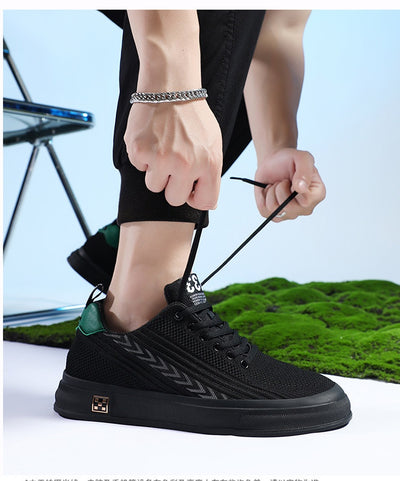 Zapatillas Deportivas Tejidas con Alzas Invisibles para Hombre - Image 21