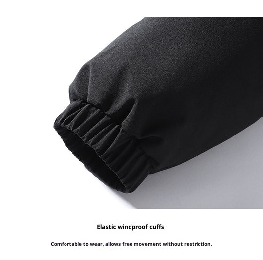 Abrigo Suelto Estilo Hong Kong Cuello Alzado Algodón Otoño Invierno - Image 13