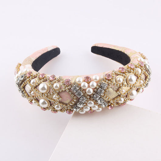 Diadema Barroca Voluminosa con Esponja Estilo Europeo - Image 6