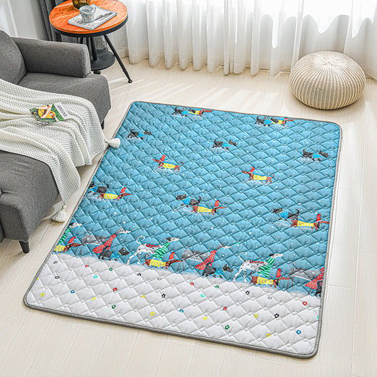 Tapete de Gateo Acolchado de Algodón con Antideslizante - Plegable y Lavable - Image 18
