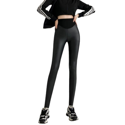 Leggins de Cuero Sintético Mate Ajustados para Otoño Invierno - Image 5
