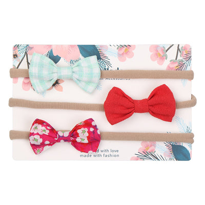 Diadema Elástica sin Costuras con Moño Grande para Bebé - Image 15