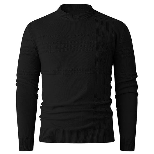 Suéter Tejido Cuello Redondo Clásico para Hombre - Image 7