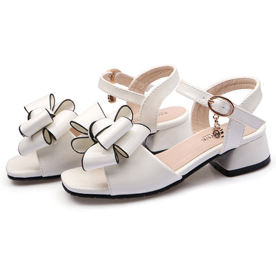 Sandalias Infantiles Abiertas con Moño para Niñas - Image 10