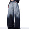 Pantalones Anchos Tie-Dye Degradado para Mujer