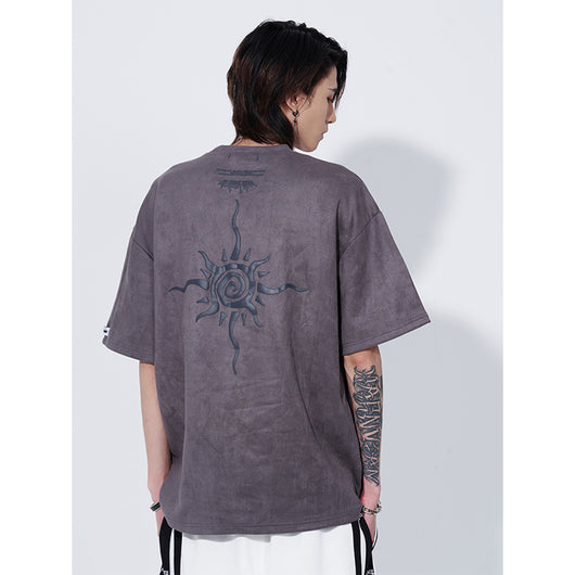 Playera de Gamuza Manga Corta Hombre Estilo Retro Premium - Image 2