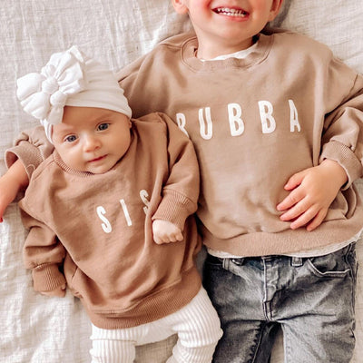 Sudadera Infantil Estampado de Letras - Casual y Cómoda para Niños