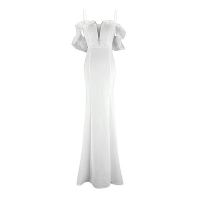 Vestido Largo Escotado con Halter Único - Image 6