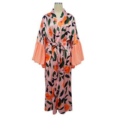 Blusa Playera de Protección Solar con Estampado Tropical - Image 19