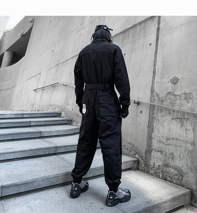 Overol Casual Unisex de Fibra Poliéster Estilo Japonés - Image 12