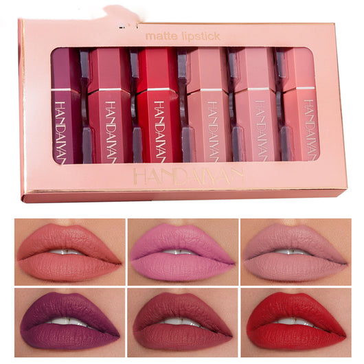 Estuche de 6 Labiales Mate Resistentes al Agua - Image 6