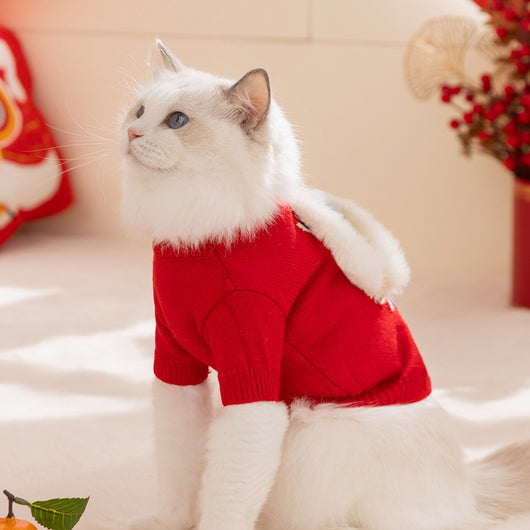Suéter Navideño para Gatos y Mascotas - Abrigo Tejido Cálido para Invierno - Image 11